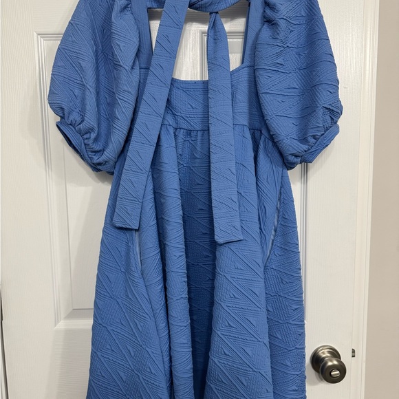 Free People “Violet” Mini Dress, Blue - Picture 3 of 3